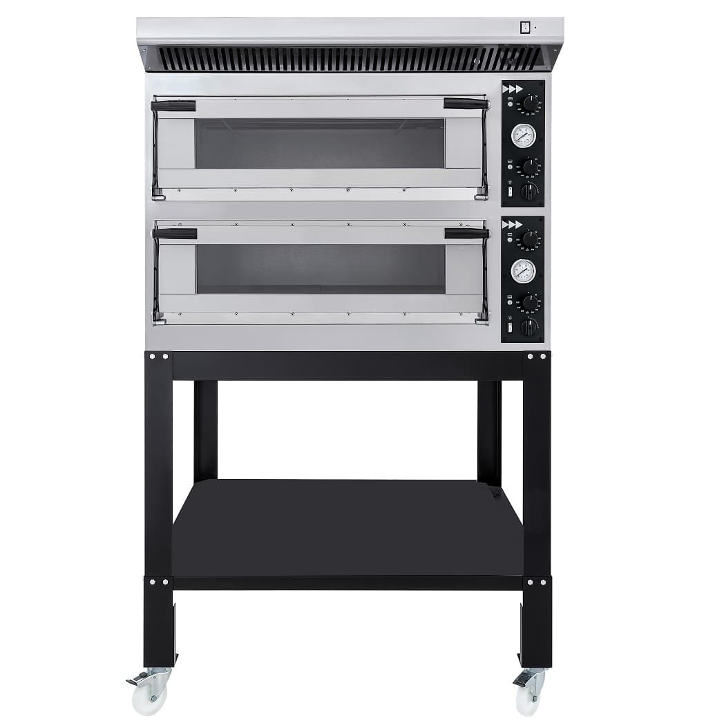 Pizzaovn TRAYS G44 4+4xØ40 cm: Kapasitet, drift og vanlige feil i storkjøkken