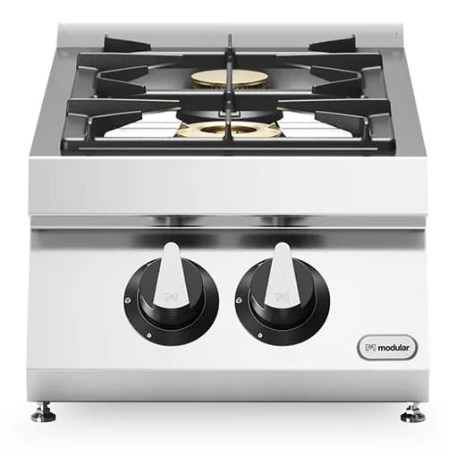 Gass Koketopp2 Bluss 95 Kw modular 40x73 cm – kapasiteten du faktisk trenger i et travelt storkjøkken